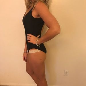 New black one piece swimsuits